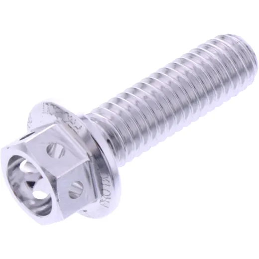 HEX BOLT JMP BOLT M6X1MM 20MM ALU RACING SILVER