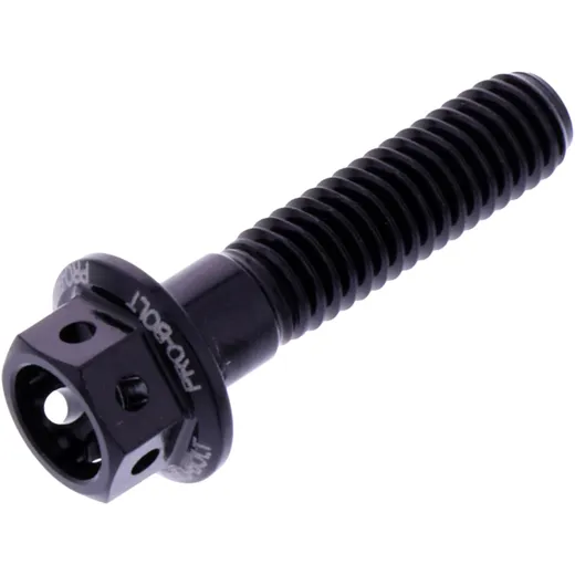 Schraube Sechskant JMP M6x1 mm 25 mm Alu Racing schwarz