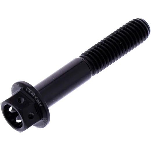 Sechskantschraube JMP Bolt Alu Racing M6X1 für Motorräder schwarz