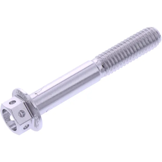 Hexschraube JMP M6x1mm 40mm Aluminium Racing silber