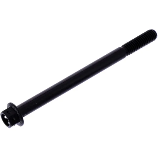 Schraube JMP Sechskant M6X1 mm 80 mm Alu Racing schwarz