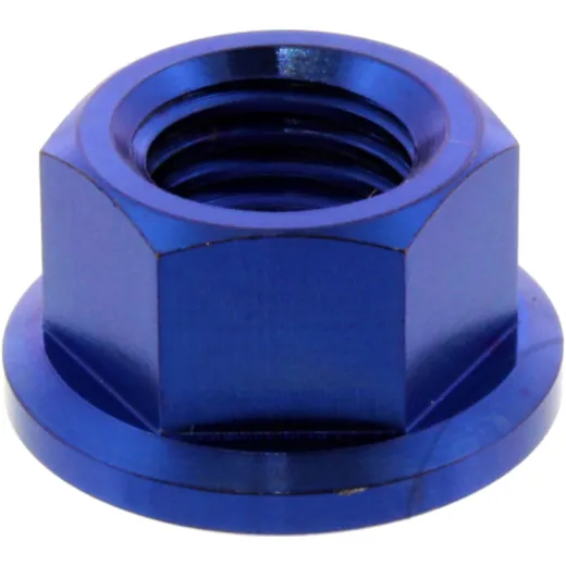 Bundmutter JMP M10 x 1.25 mm Titan blau