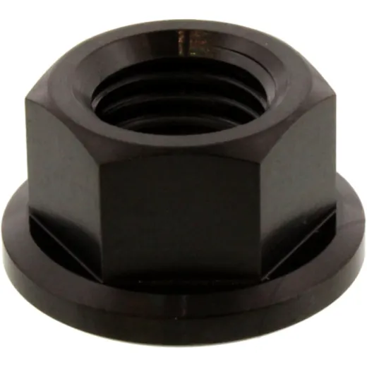 COLLAR NUT M10X1.25MM TITAN BLACK for Motorcycles