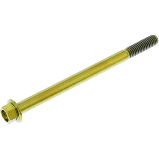 HEX BOLT M6X1MM 85MM TITAN GOLD