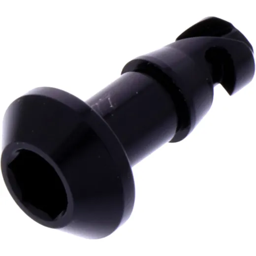 Schnellverschlussschraube JMP alu Verkleidung 17 mm Innensechskant schwarz