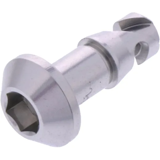 Schnellverschlussschraube JMP alu Verkleidung 17 mm Innensechskant silber