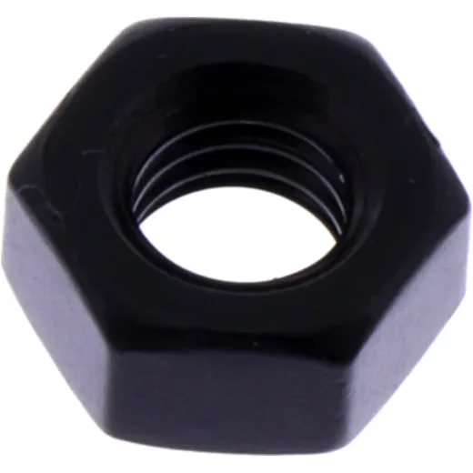 Nut left hand thread JMP Bolt M6X1 mm aluminium black