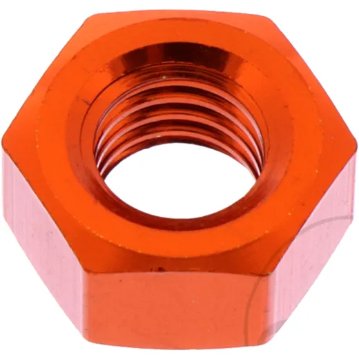 NUT JMP BOLT M8X1.25MM ALU ORANGE