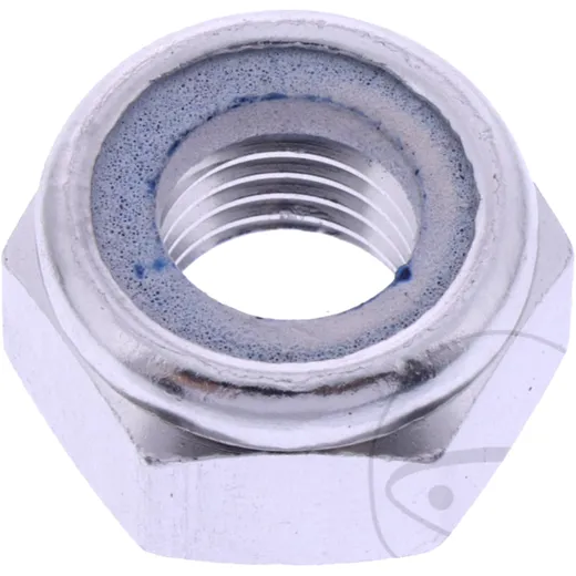 NUT JMP BOLT M10X1.25MM ALUMINUM SILVER
