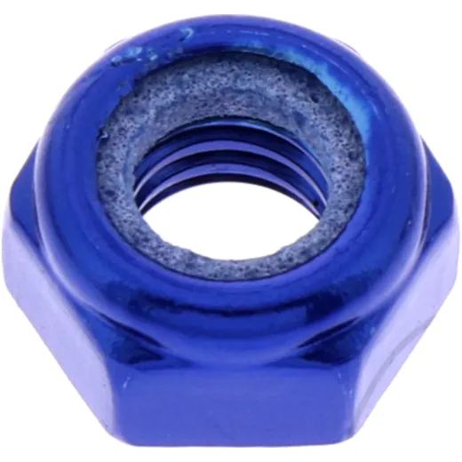 NUT JMP BOLT M6X1MM ALUMINIUM BLUE