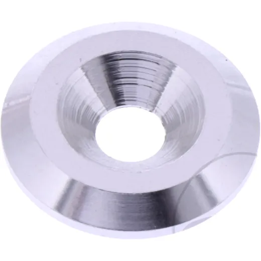Senkunterlegscheibe M5 Aluminium konisch silber