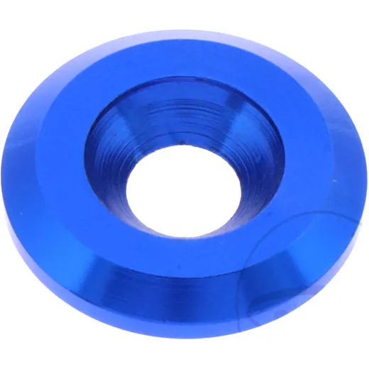 WASHER SENK JMP BOLT M6 ALUMINIUM BLUE