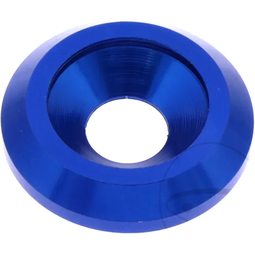 JMP M8 Aluminium Countersunk Washer Blue