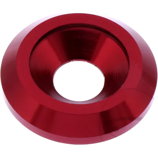 WASHER SENK JMP BOLT M8 ALUMINIUM RED