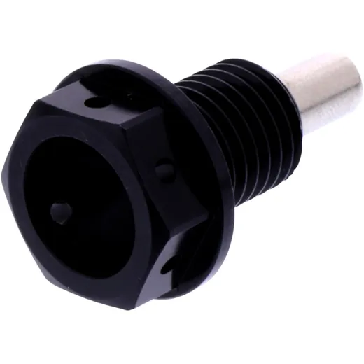 Oil drain plug magnetic JMP M12X1. 5mm 15mm alu racing black for: Honda TRX, CB, CBR