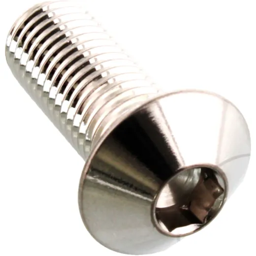 DOME HEAD BOLT M10X1.25MM 25MM STAINLESS STEEL A4 for motorcycles