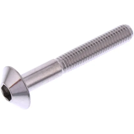 DOME HEAD BOLT M5X0.8MM 35MM STAINLESS STEEL A4 for Motorcycles