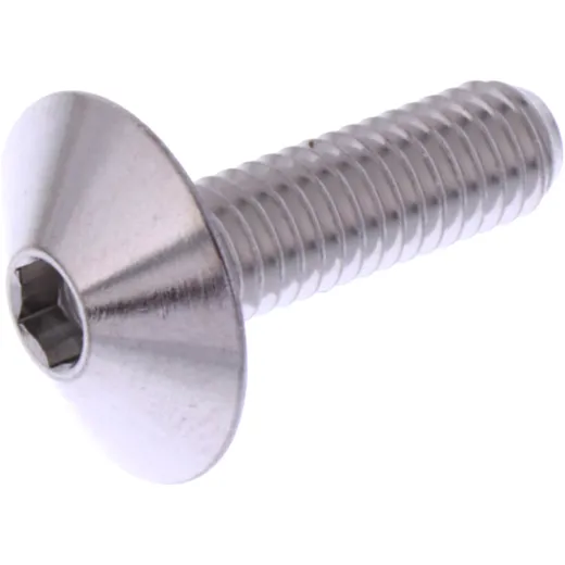 Linsenschraube JMP Bolt M6X1 20mm Edelstahl V4A für Motorräder