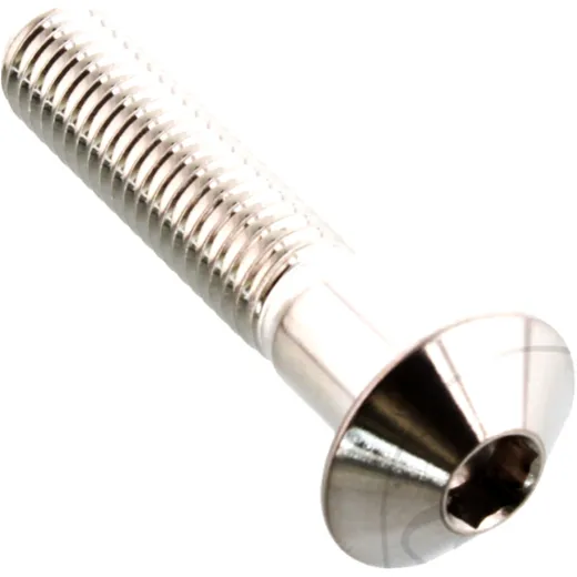 DOME HEAD BOLT M8X1.25MM 40MM STAINLESS STEEL A4