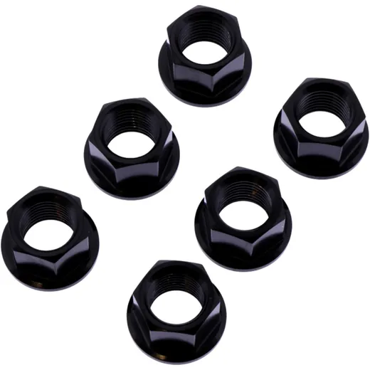 Nut rear sprocket kit JMP bolt M10X1mm stainless steel A4 black for: Ducati Multistrada, Diavel, Panigale
