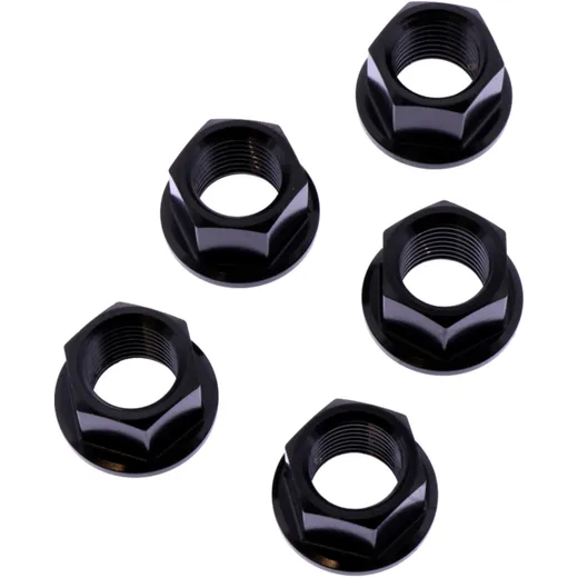 Mutter Kettenrad Satz JMP Bolt M12 X 1. 25 mm Edelstahl V4A schwarz passend für: Honda CB, CBF, CBR