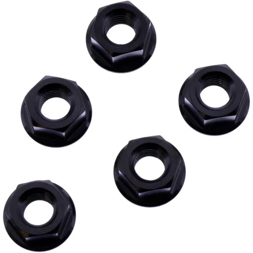 Mutter Kettenrad Satz JMP Bolt M8X1. 25 mm Edelstahl V4A schwarz passend für: MV Agusta Brutale, F4, F3
