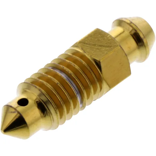 Bleed nipple M8X1. 25mm stainless steel A4 gold for: Honda CB, CBR, CRF