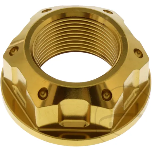 Achsmutter M25X1.5MM Edelstahl V4A gold