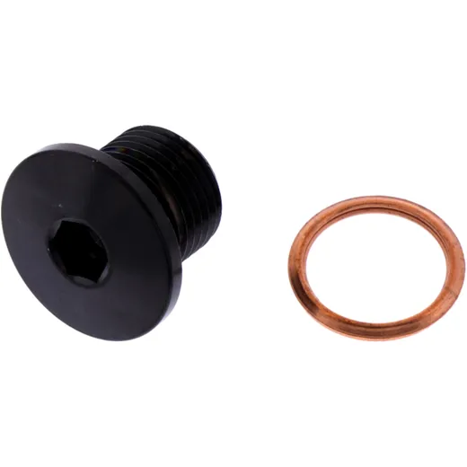 HEX SOCKET CAP SCREW M14X1.25MM 11MM STAINLESS STEEL A4 BLACK