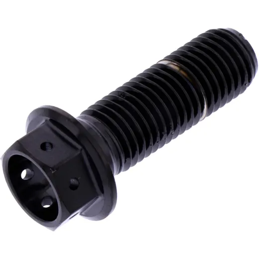 Sechskantschraube M10 x 1.25 30 mm Edelstahl V4A Racing schwarz