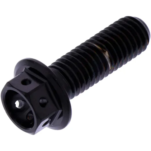 Sechskantschraube M8X1.25 25 mm Edelstahl V4A Racing schwarz