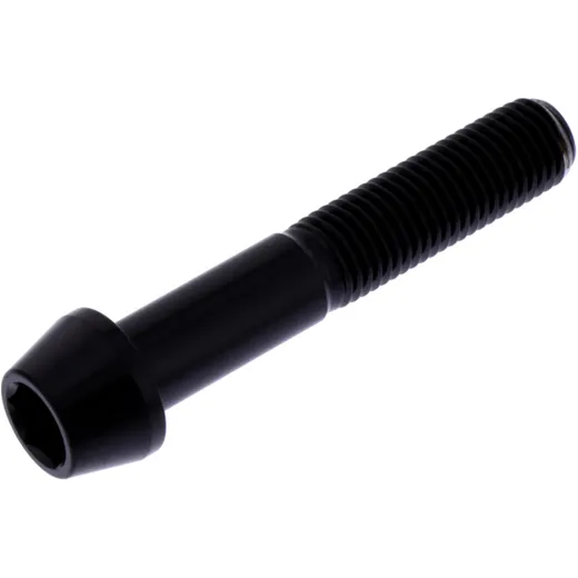 Kegelkopf-Schraube M10 x 1,25 mm 55 mm Edelstahl V4A schwarz