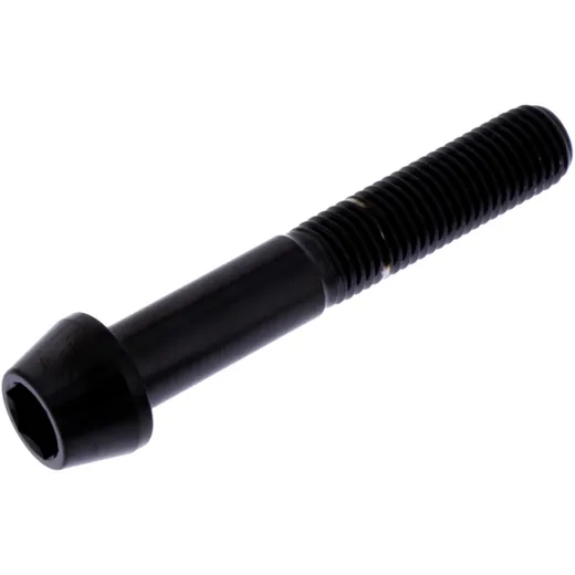 Schraube konisch M10 x 1. 25 mm 60 mm Edelstahl V4A schwarz passend für: Triumph Speed Triple, Tiger, Street Triple