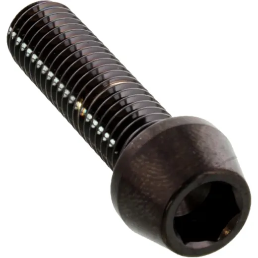 Schraube konisch M8X1.25 mm 30 mm Edelstahl V4A schwarz_0