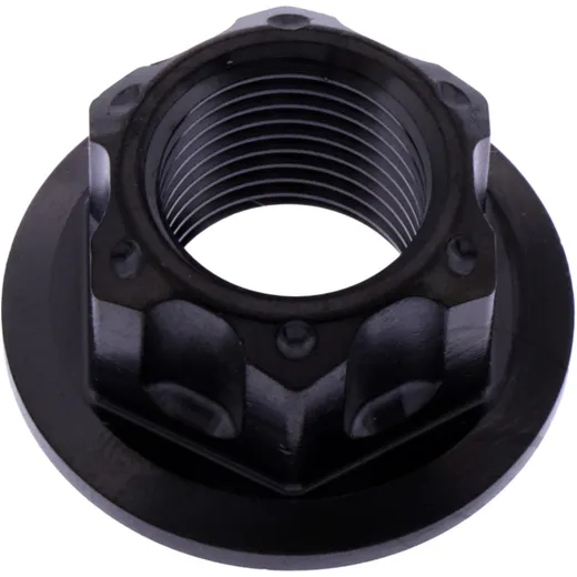 Axle nut M16X1. 5mm stainless steel A4 black for: Triumph Tiger, Bonneville, Street Triple