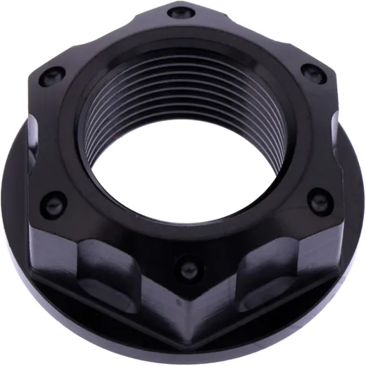 Axle nut M22X1. 5mm stainless steel A4 black for: Honda CRF, CBR, CR