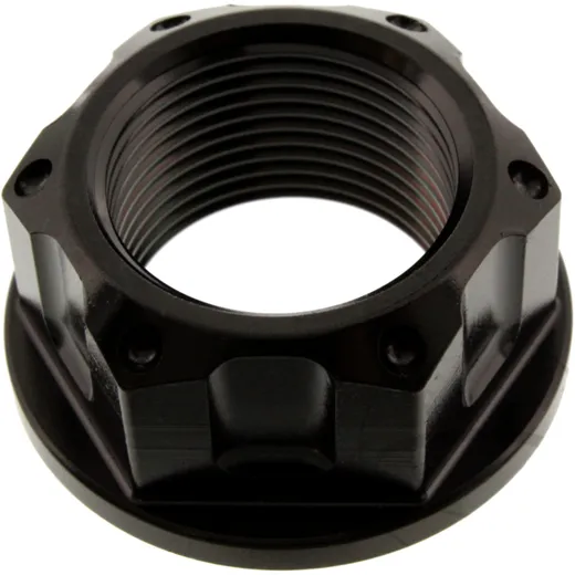 Mutter Achse M24X1. 5 mm Edelstahl V4A schwarz passend für: BMW S, HP4