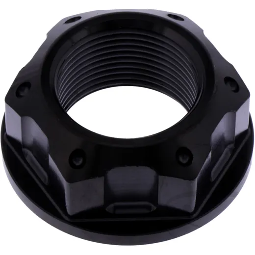 Achsmutter M25X1.5 mm Edelstahl V4A schwarz