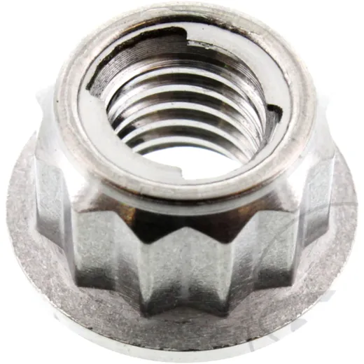 Collar nut self - locking M8X1. 25mm titan for: Honda CRF, CR, XR, Husqvarna TE, TC, WR, SM