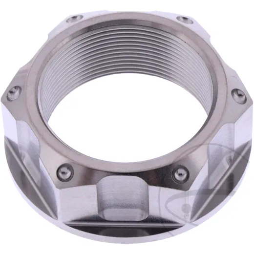 Steering stem nut M28X1. 00mm titanium for: Kawasaki ZX - 10R, ZX - 6R, Z H2