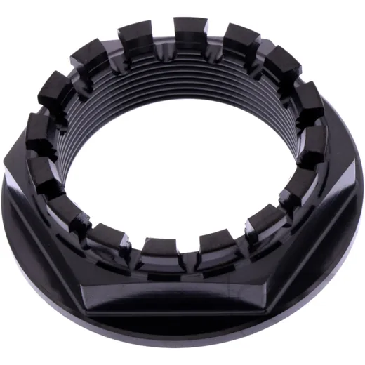 Achsmutter M33x1,25mm Titan schwarz für Motorräder