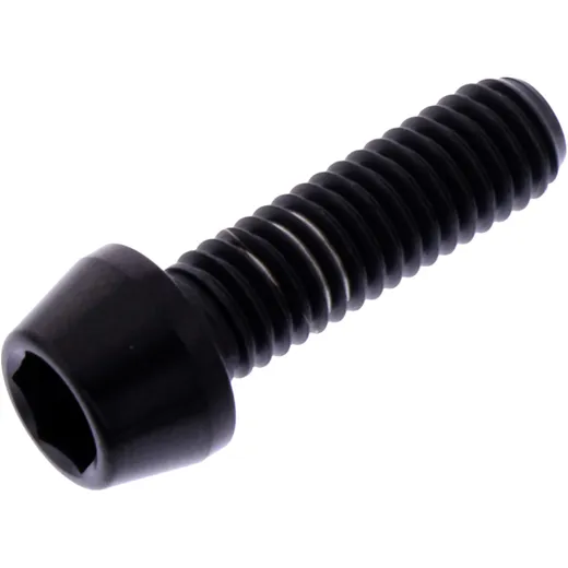Kegelkopf Schraube M6X1 mm 20 mm Titan schwarz