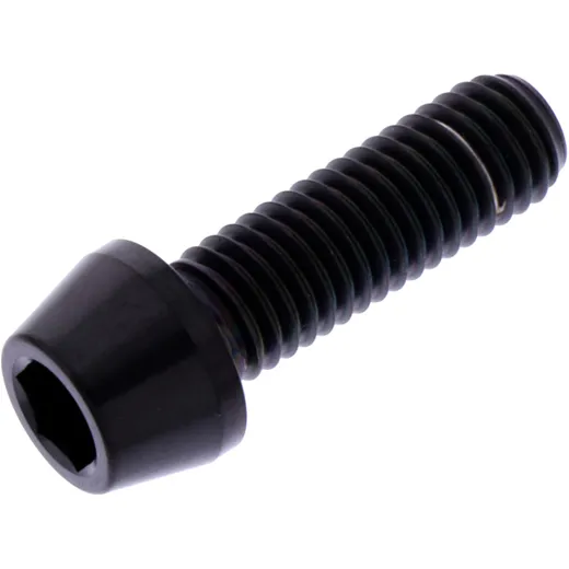 Schraube konisch M8X1.25 mm 25 mm Titan schwarz