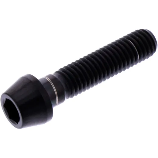 CONE HEAD BOLT M8X1.25MM 35MM BLACK TITANIUM