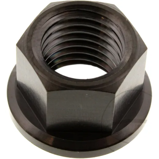 Nut rear sprocket M12X1. 5mm titan black for: BMW S, HP4