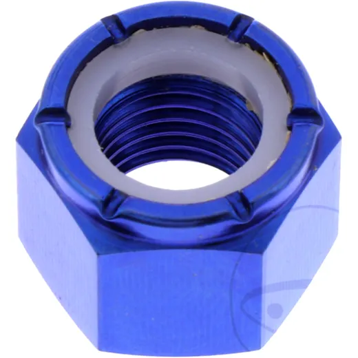 Self-Locking Nut M12X1.5 mm Titan Blue