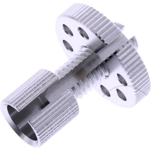 CABLE ADJUSTER JMP BOLT M8X1.25 30MM ALUMINUM SILVER