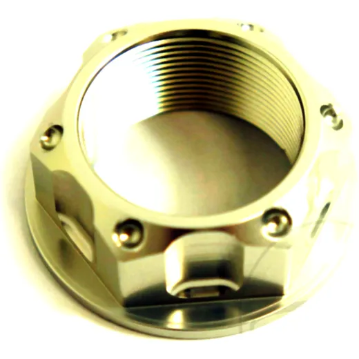 Mutter Lenkkopf JMP Bolt M24X1MM Alu silber passend für: Honda CB, VT, CBR
