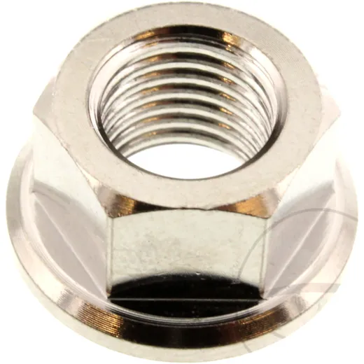 Sprocket nut JMP bolt M10X1. 25mm stainless steel A4 for: Kawasaki Z, Ninja, ZZR