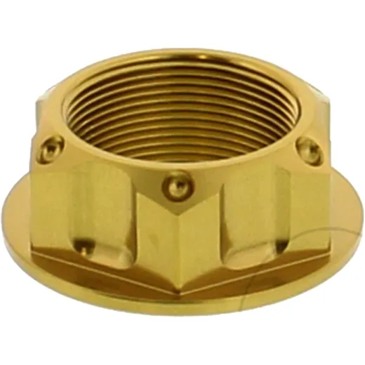 Mutter Lenkkopf JMP Bolt M24X1MM Alu gold passend für: Honda CB, VT, CBR